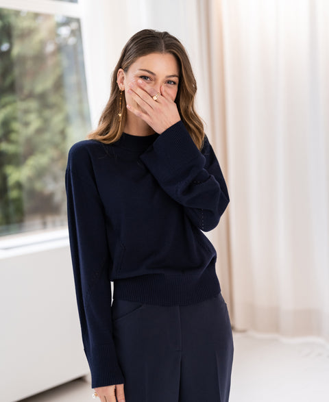 Turtleneck sweater LA BOULE Darkblue