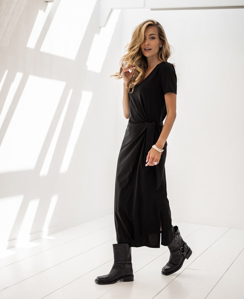 Long dress LA FILICIA Black