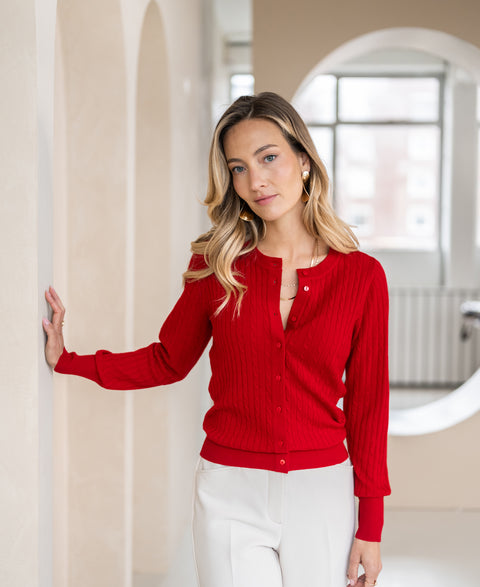 Kabelvest LA LOUNA Rood