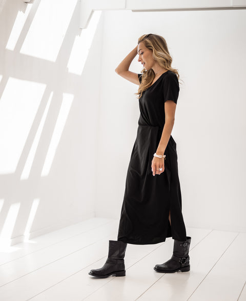 Long dress LA FILICIA Black