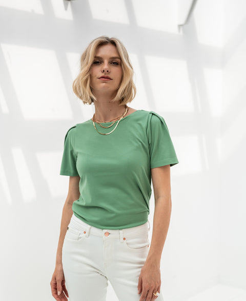 T-shirt LA POPPY Aloe green