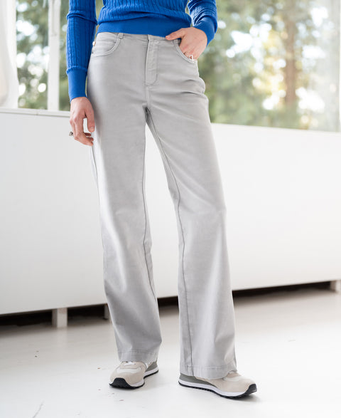 5-pocket pants LE YANNICK Light gray