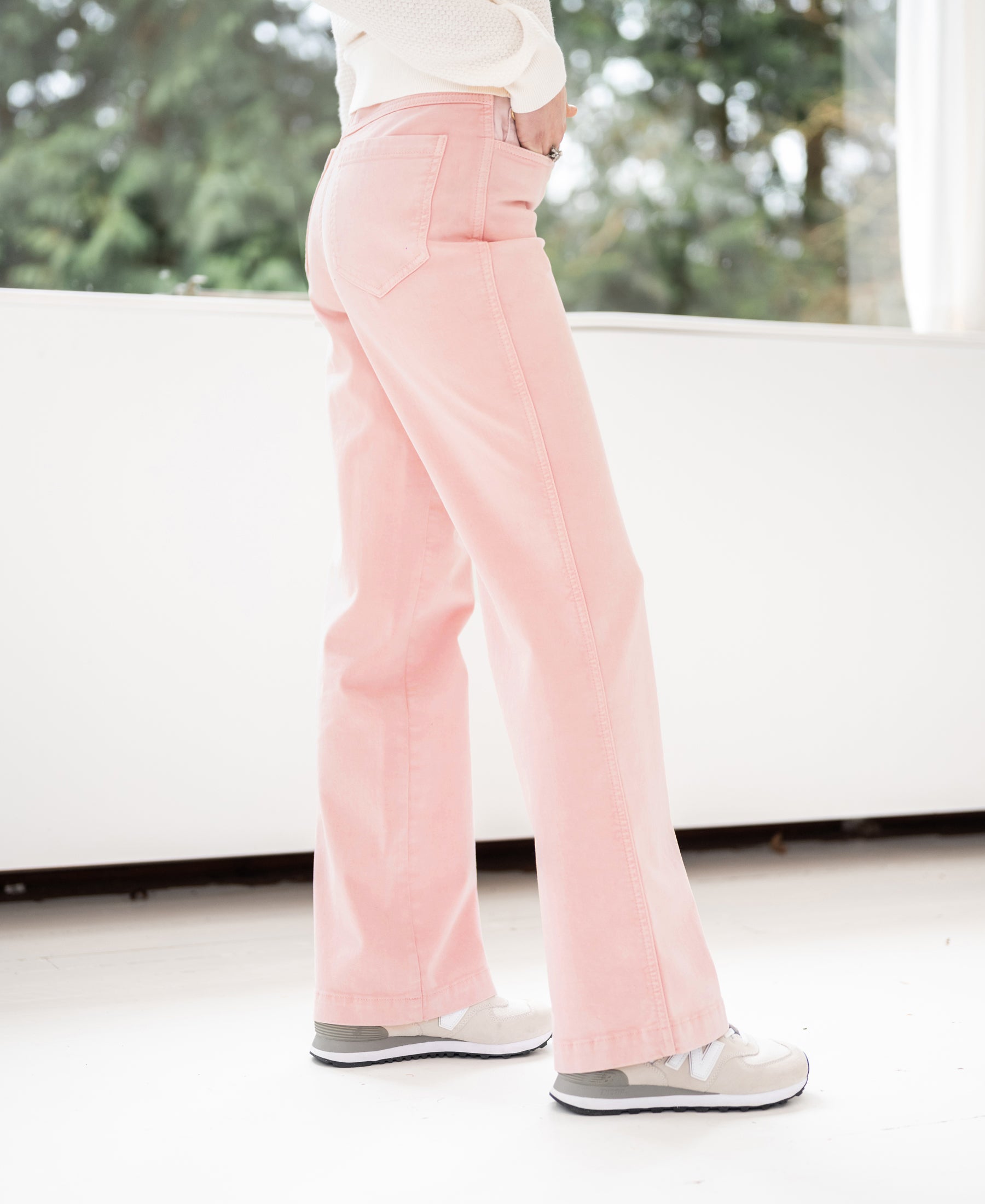 5-pocket pants LE YANNICK Roze