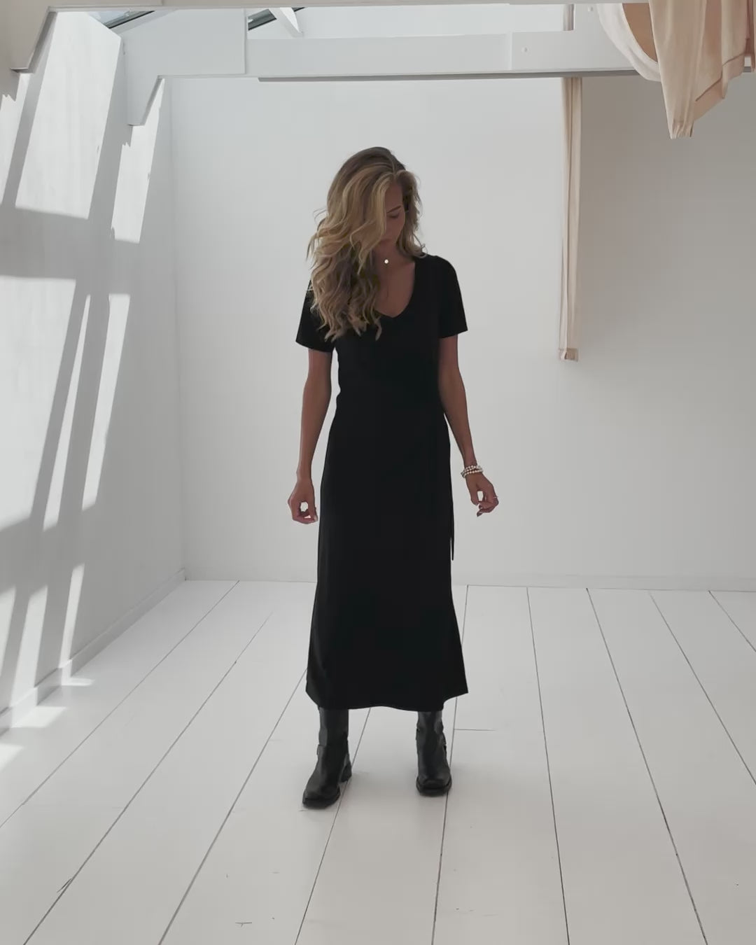 Long dress LA FILICIA Black