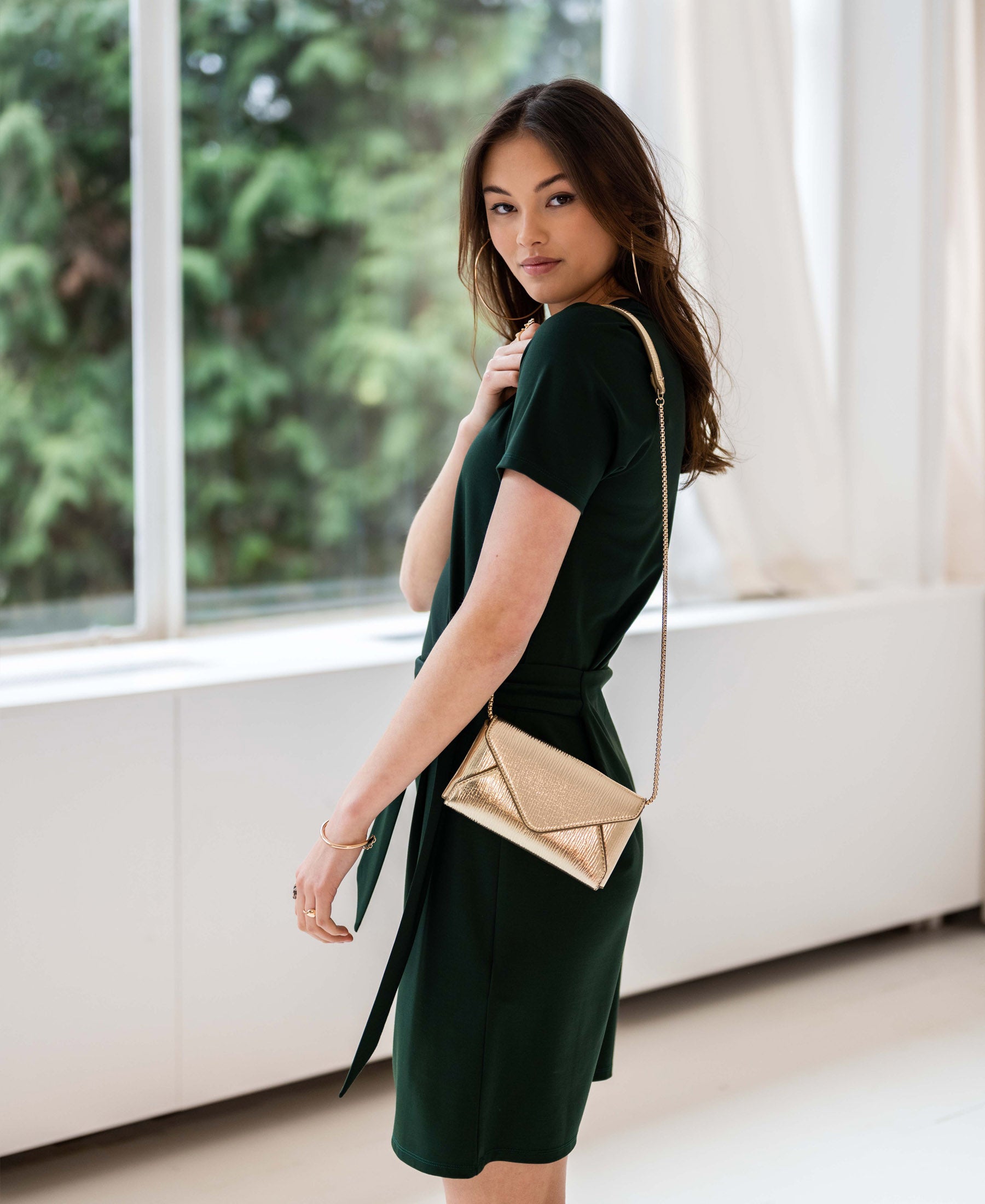 Dress LA FEE Dark Green